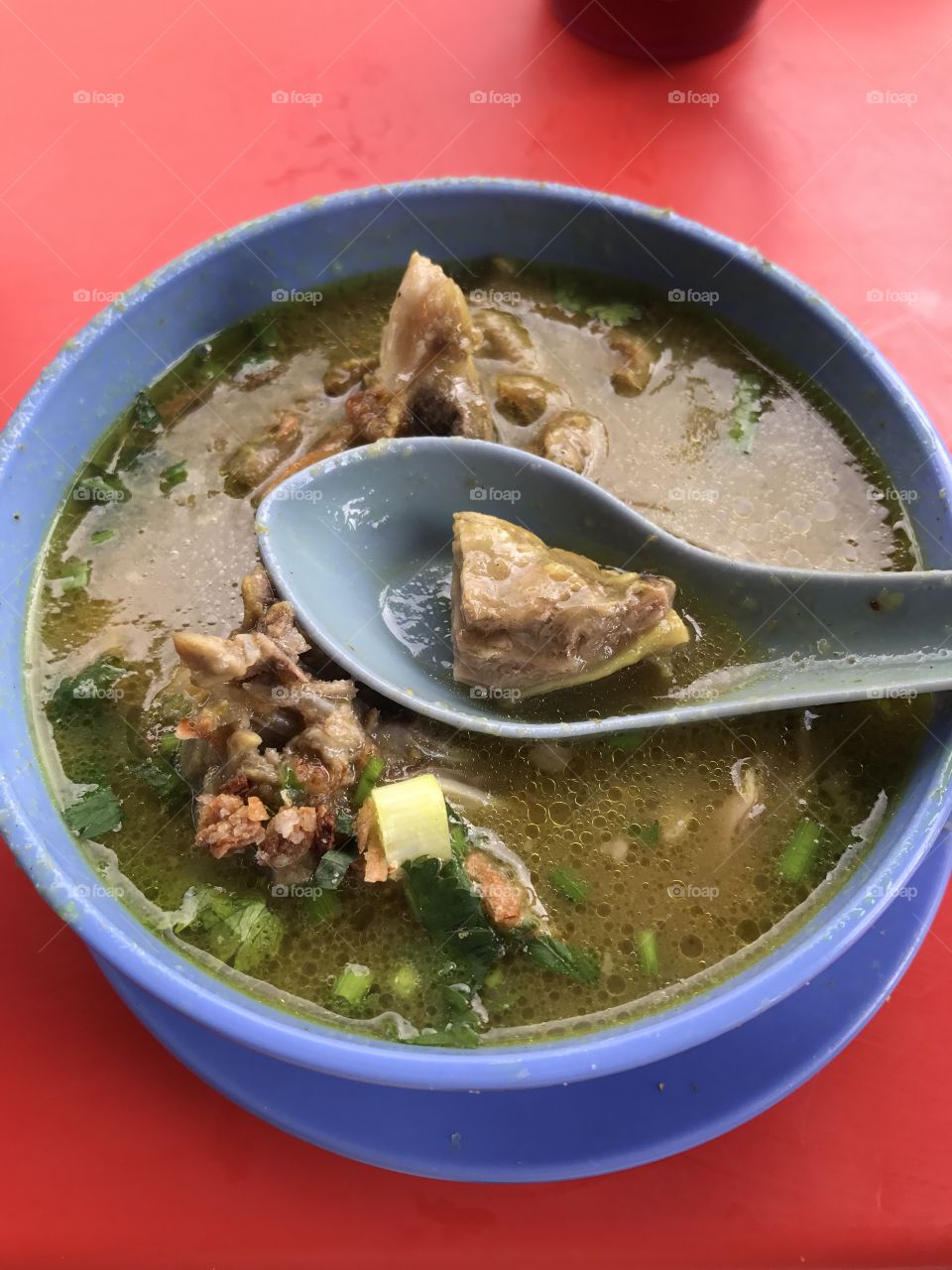 Spicy mutton soup