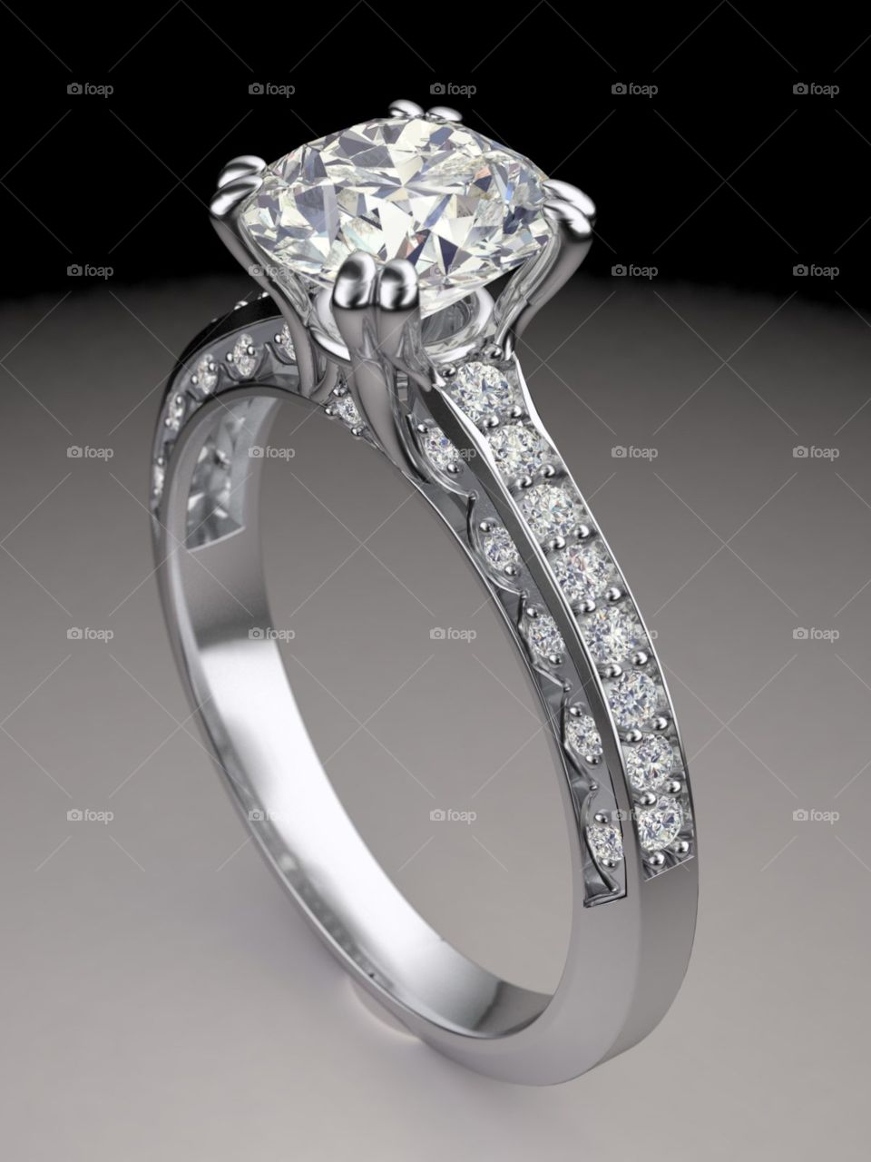 Diamond engagement ring