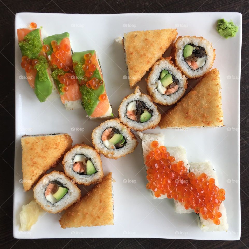 Traditional food,sushi 