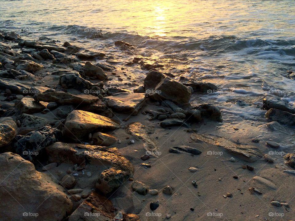 Sunset at the beach