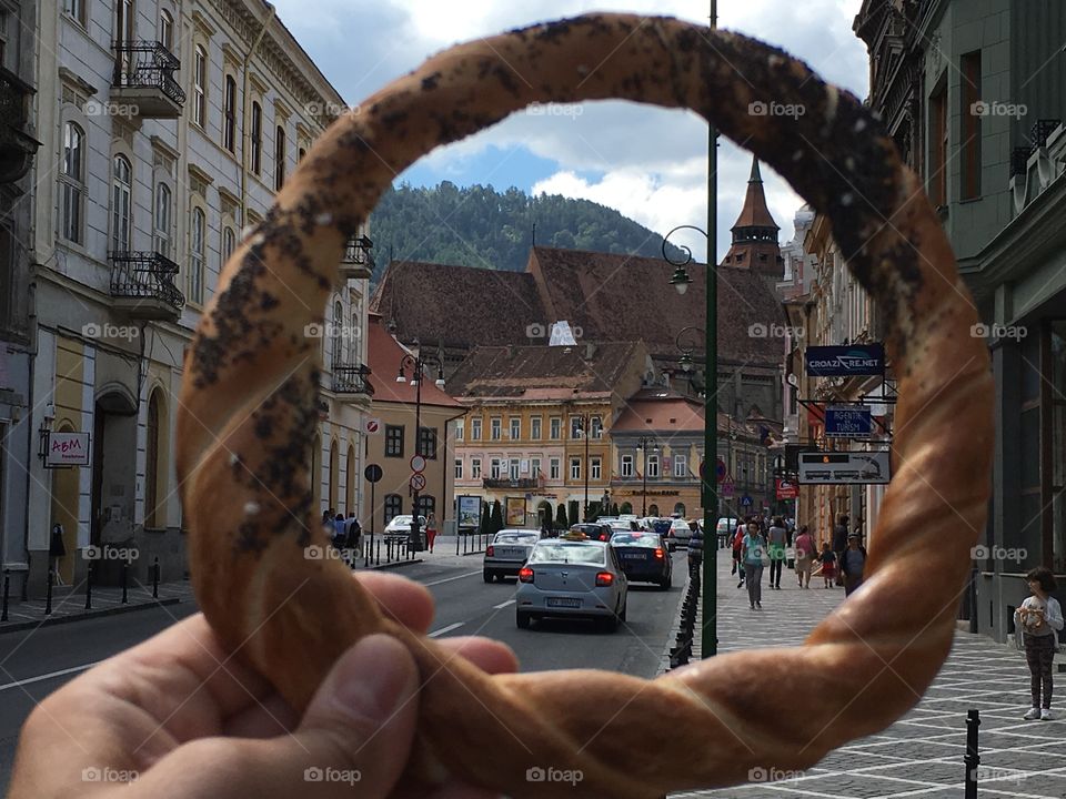 Pretzel and Brasov, Romania 