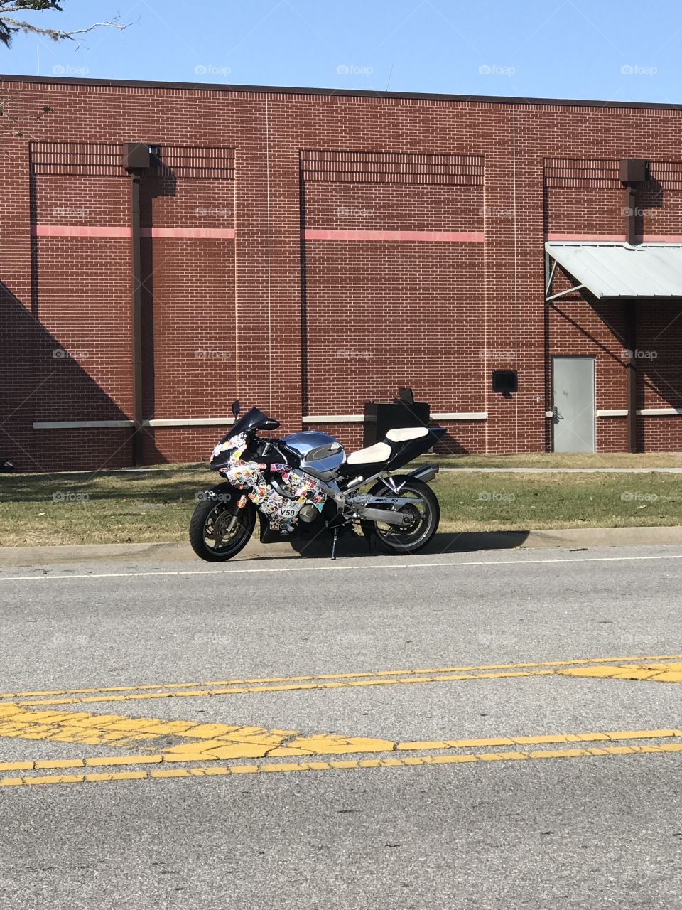 graffiti motorcycle