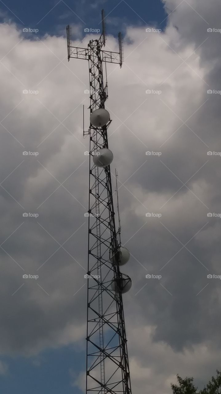 Wireless, Air Broadcast, Satellite, Antenna, Telephone