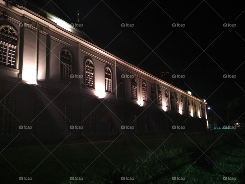 Windows at night