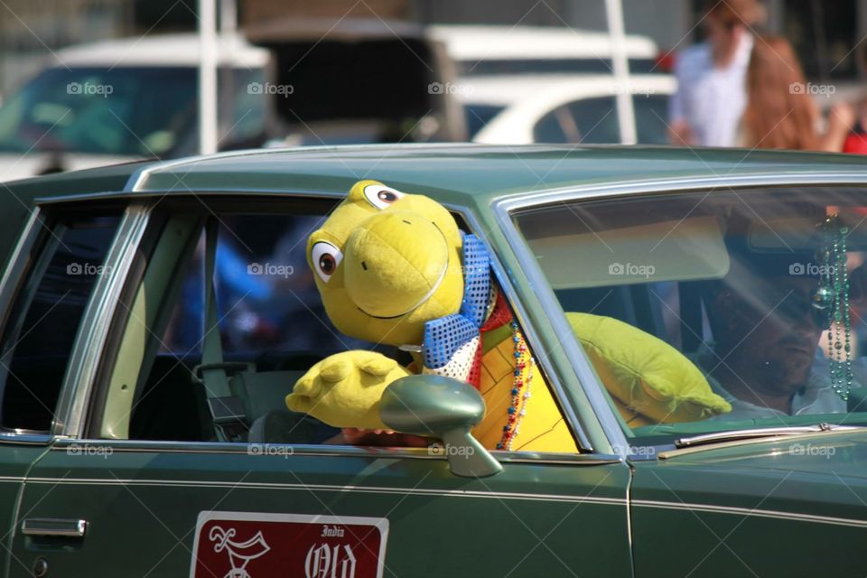 The Turtle Wave. July 4th Parade in Edmond, OK