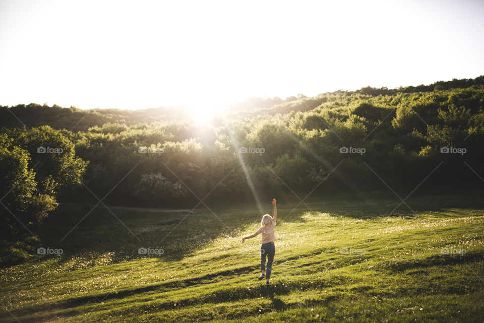 Running through the fields 🌼