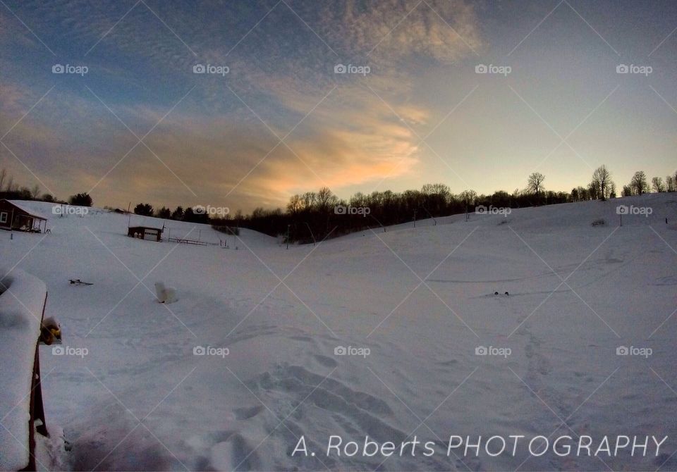 "When the Evening pulls The Sun Down"