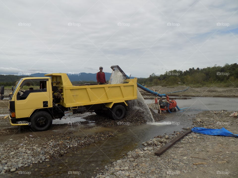 I love the work Load of sand