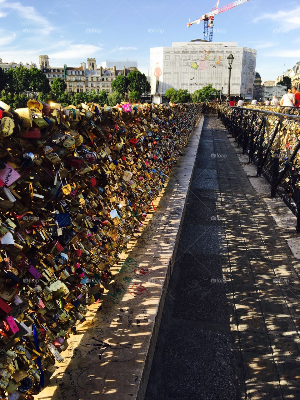 Lock of love  in Paris 