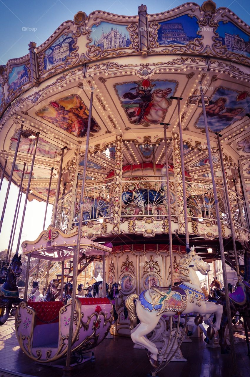 Carousel in the park