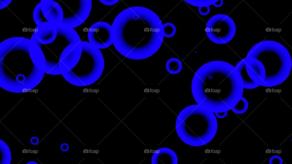 blue ring background