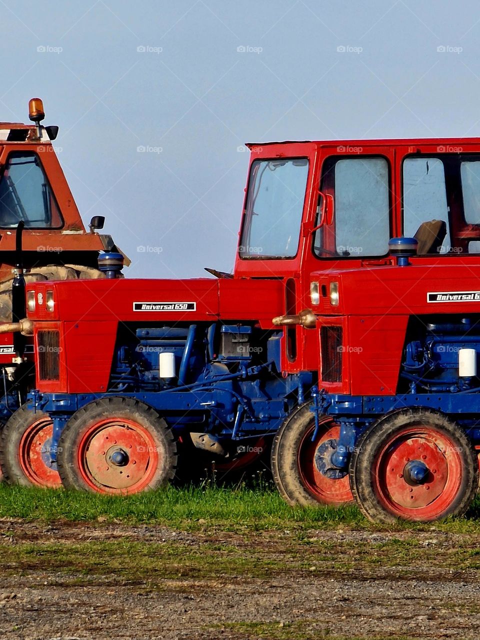 red tractor