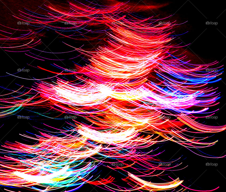 Playing with light! The lights were so bright that objects at the right height, in the right light,at the right time, make everything extraordinary!