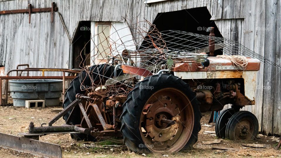 Rustic Tractor