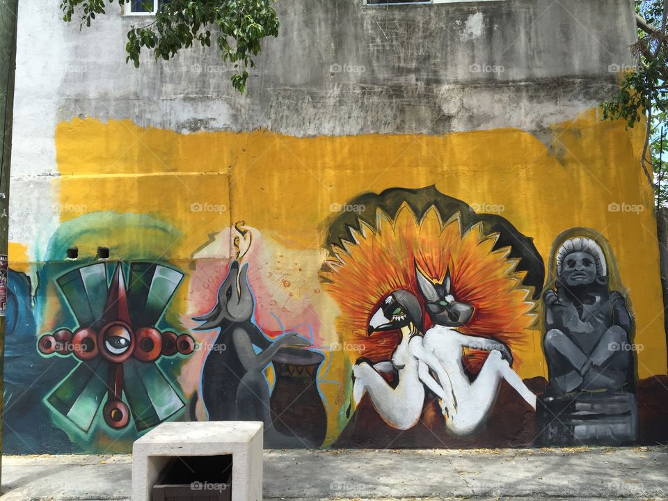 Street art in Mexico 