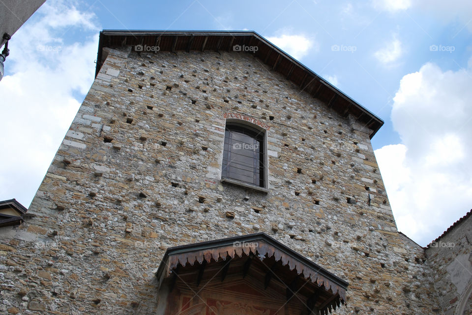 Ancient building - Belluno, Veneto, Italy.