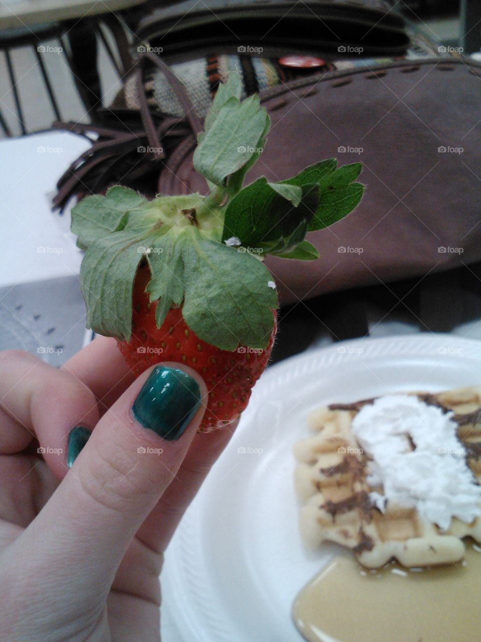 Once upon a time there was a strawberry. 