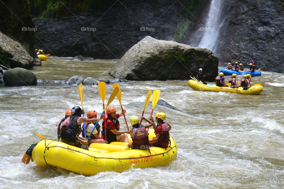 Water, River, Raft, Kayak, Recreation