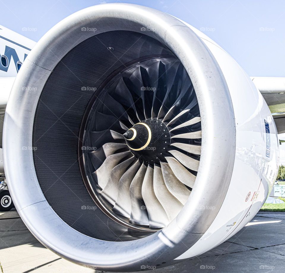 Airbus A350’ engine view 