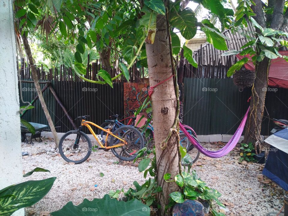 Bikes in tulum town