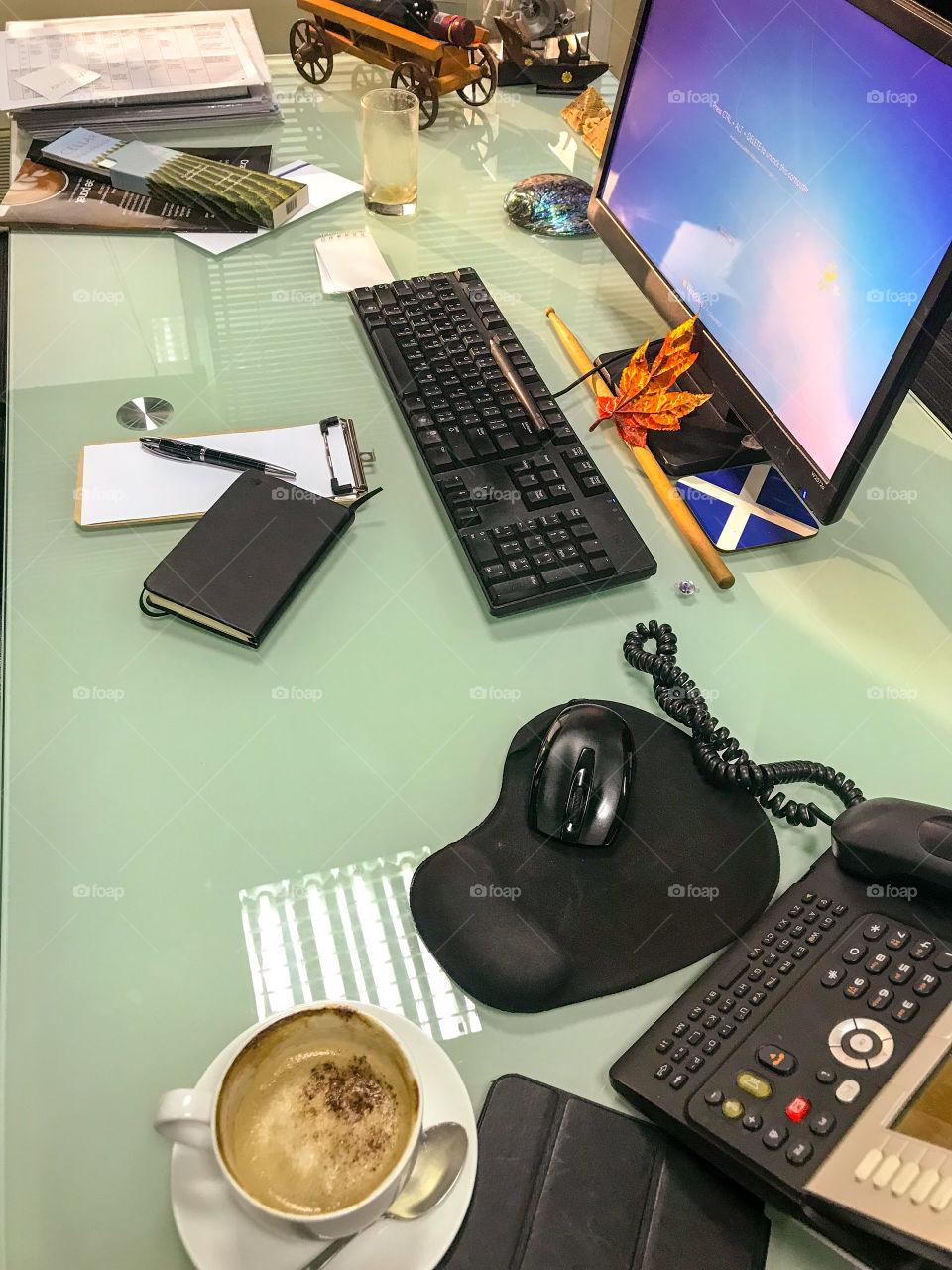 Busy office table 