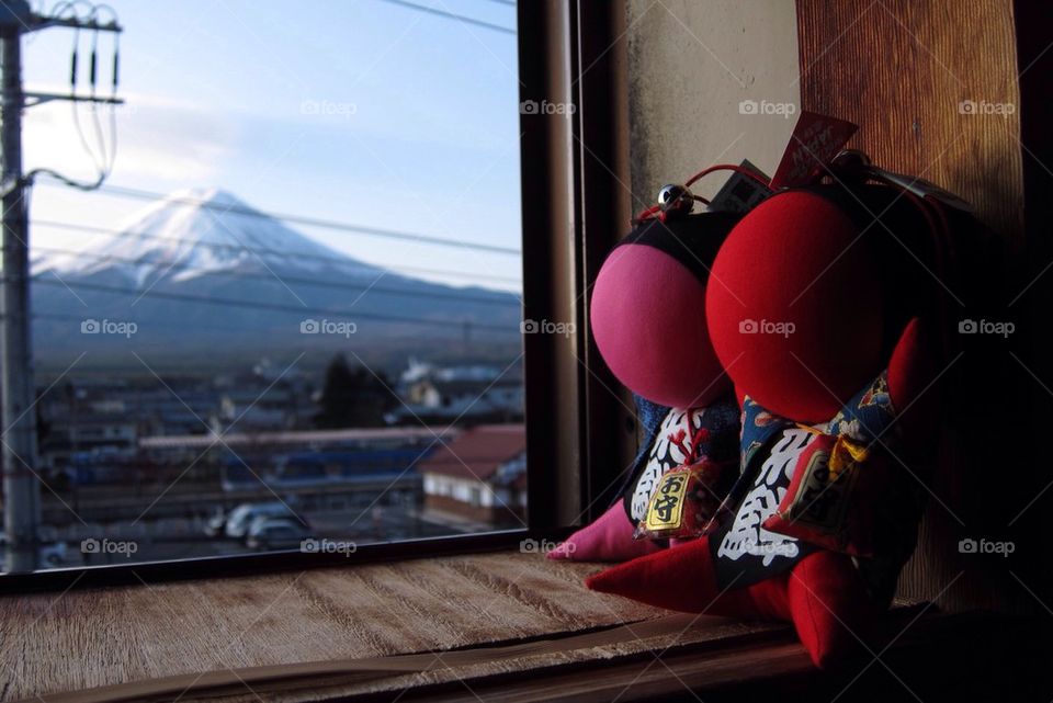 Looking at Mt. Fuji