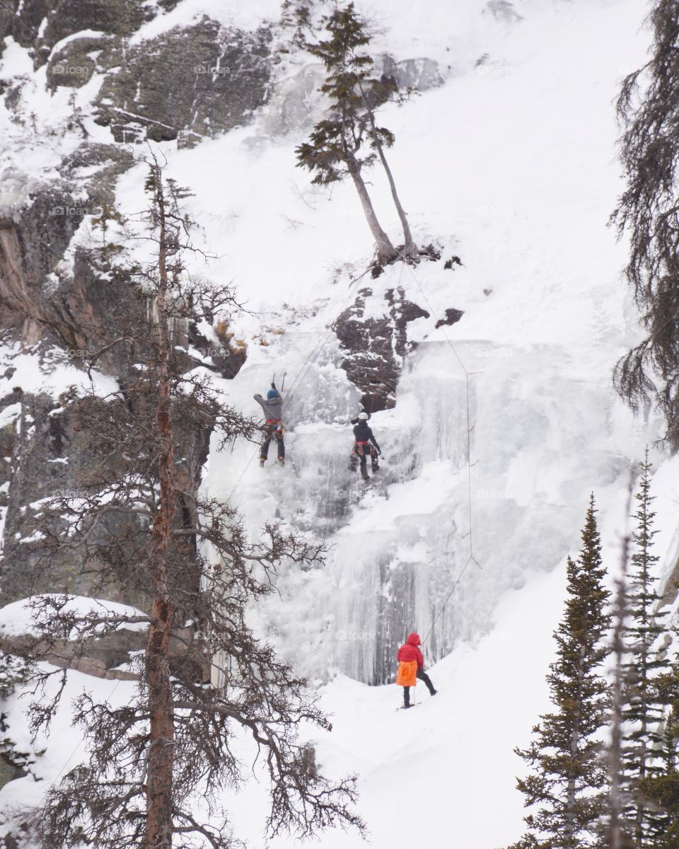 Ice climbing 