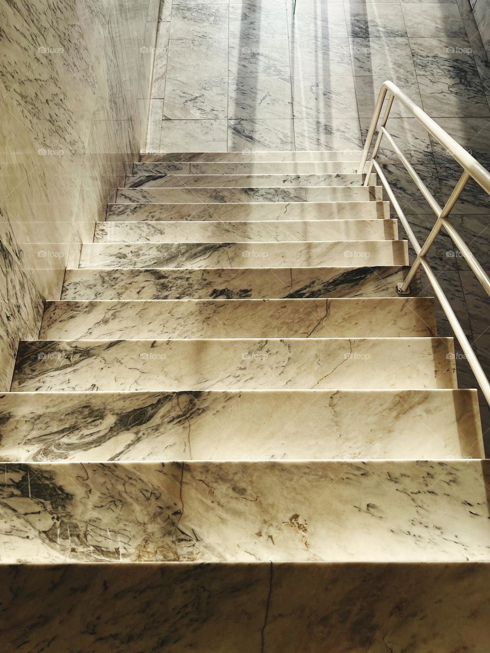 Mable Staircase in the building 