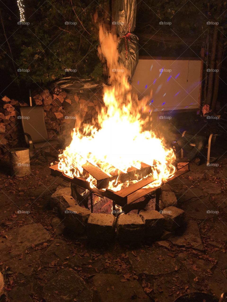 Pallet fire