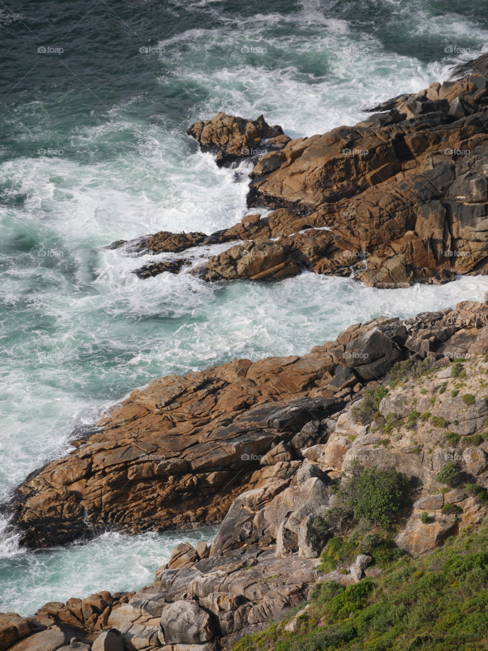 Auf dem Chapman’s peak in Südafrika 