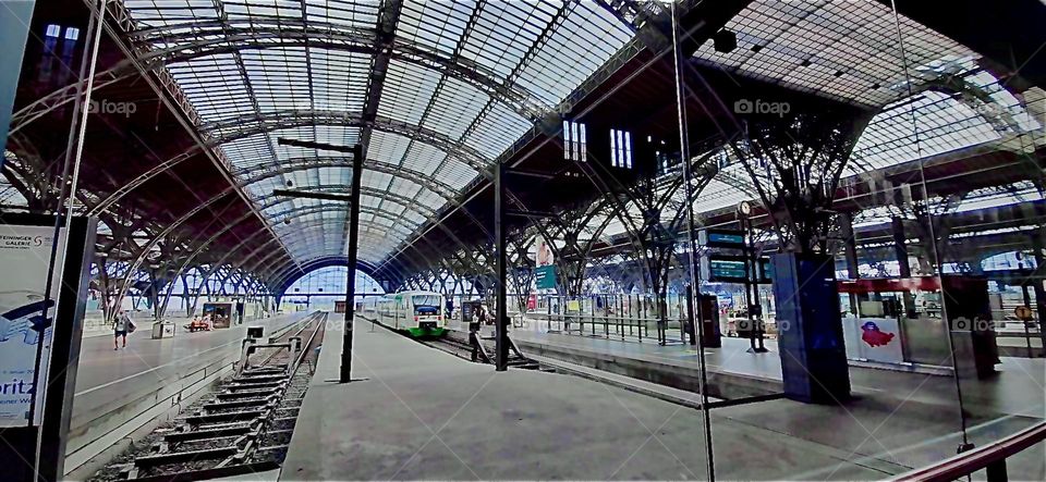A magnificent looking Train station at “Bad Ülsten”, a city in the “Lüneburger Heide” in “Saxony” in North East Germany, an early homage to the industrial revolution of the 1800s. 2022. Hypnotic Productions