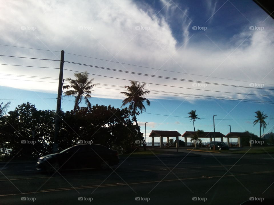 Clouds formation