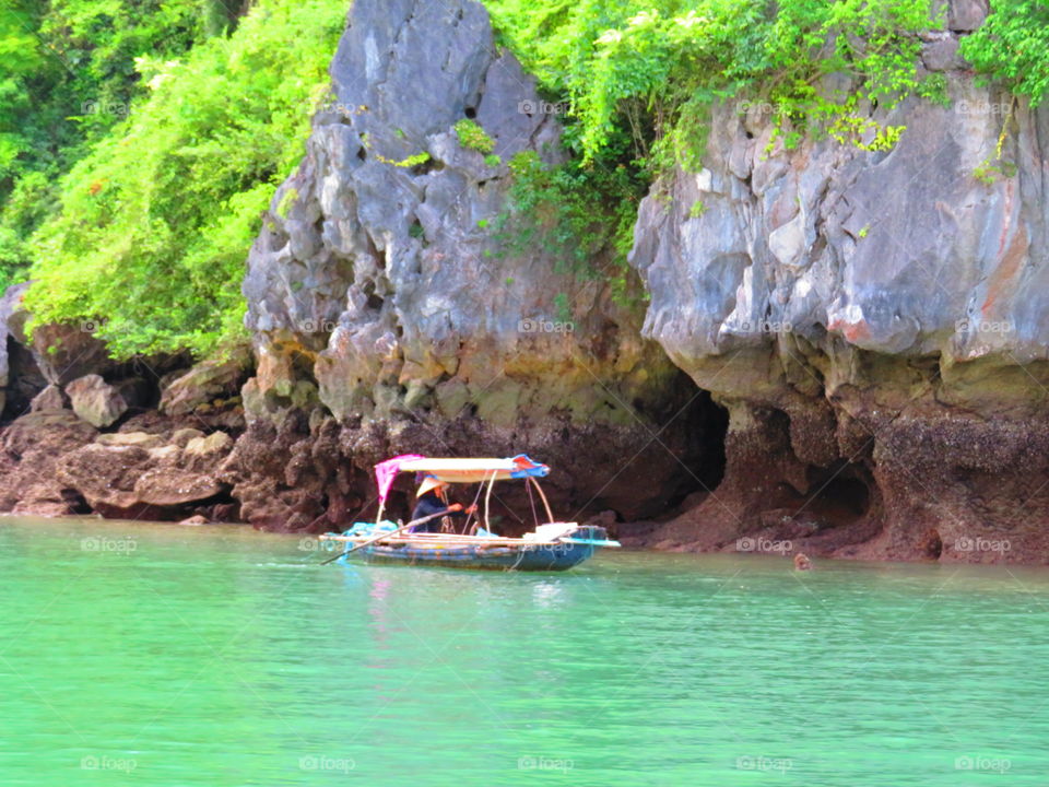 Boat on Halong bay 