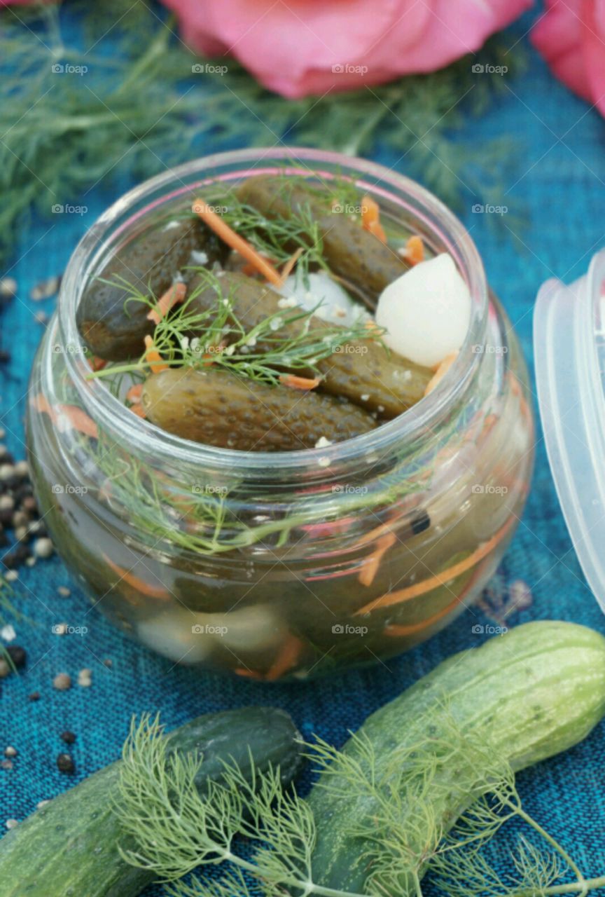 Homemade Pickles  - cucumber