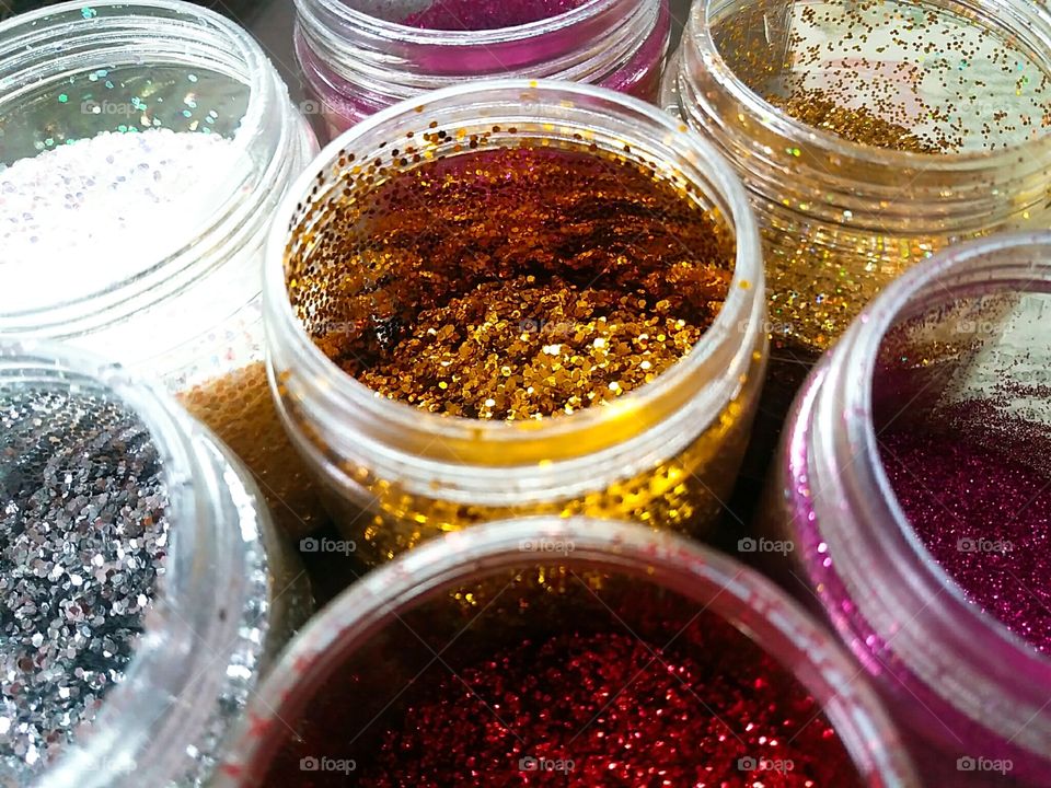 Glitters in the jar
