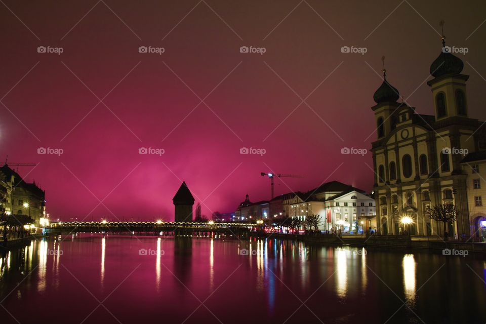 1.January  Fireworks In Lucerne