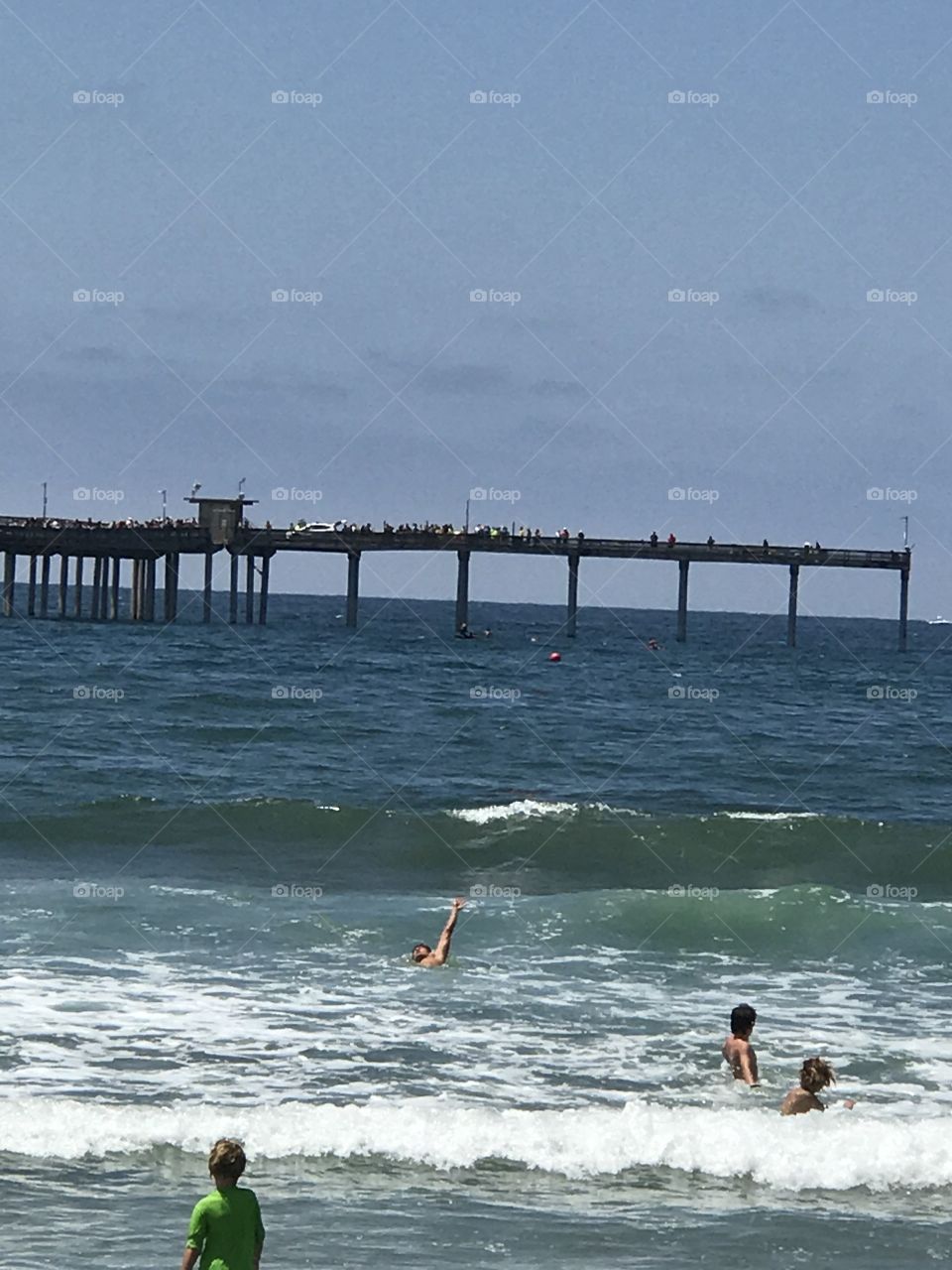 Ocean city pier junior life guard plunge