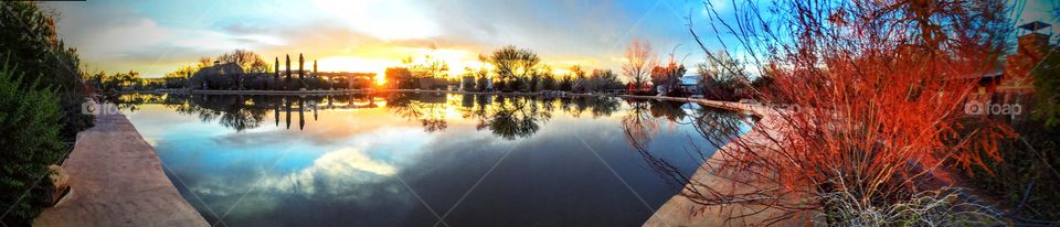 Crystal Clear Mirrored Sunset