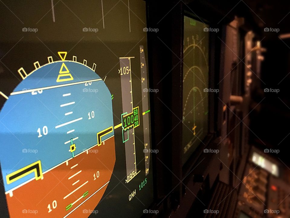 A320 Airbus PFD Full Motion Flight Simulator