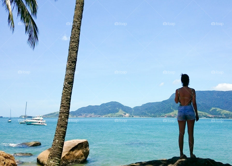 girl on the beach