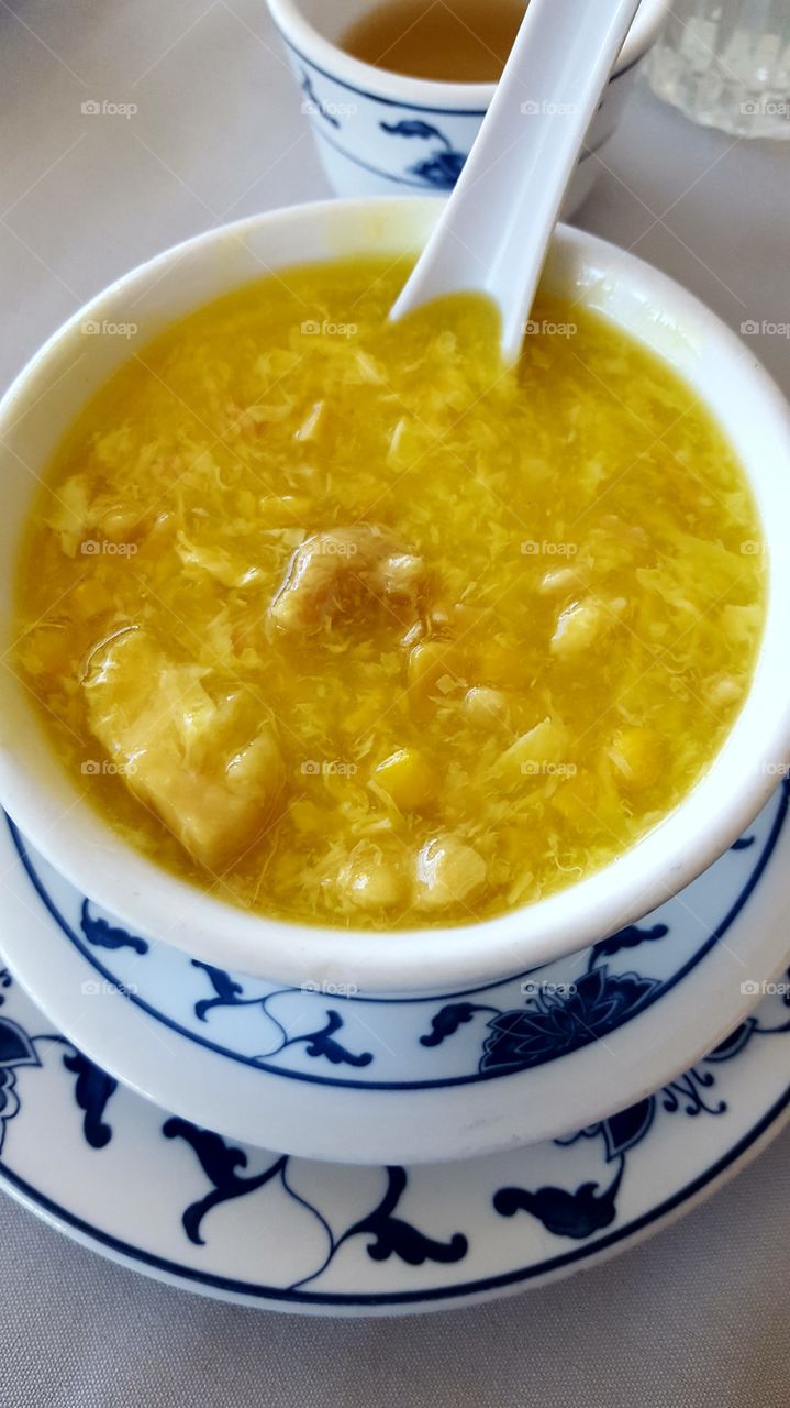 my favorite egg, chicken soup. Good on a cold winter day.