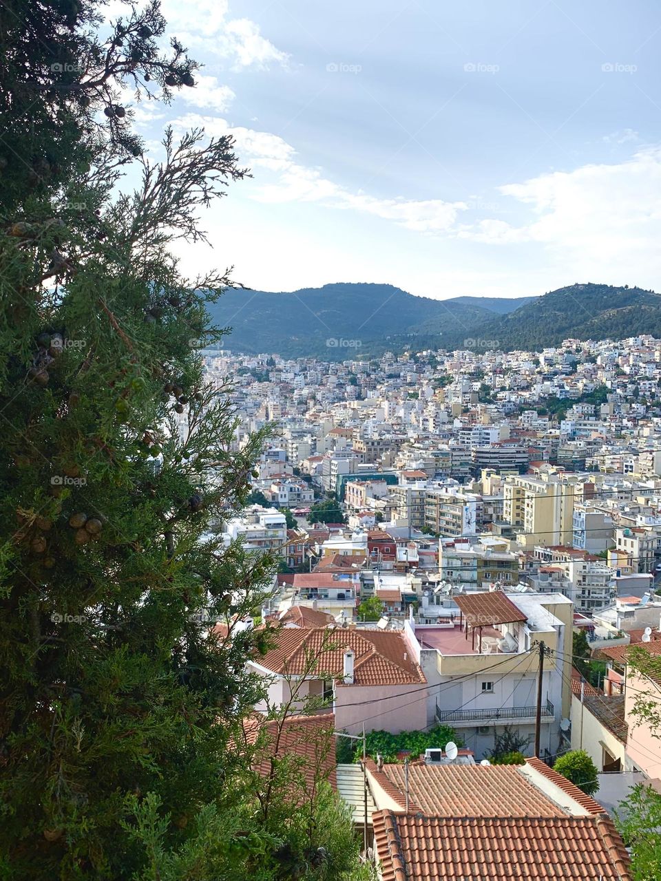 View of the town of Greece