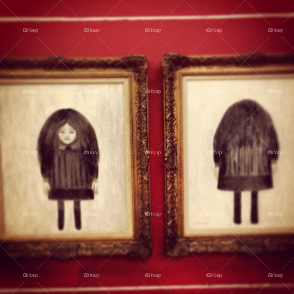 The Girl (front/back)