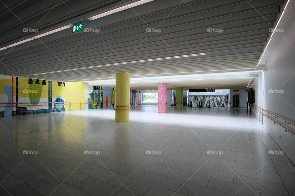 Airport, Subway System, Indoors, Hallway, Trading Floor