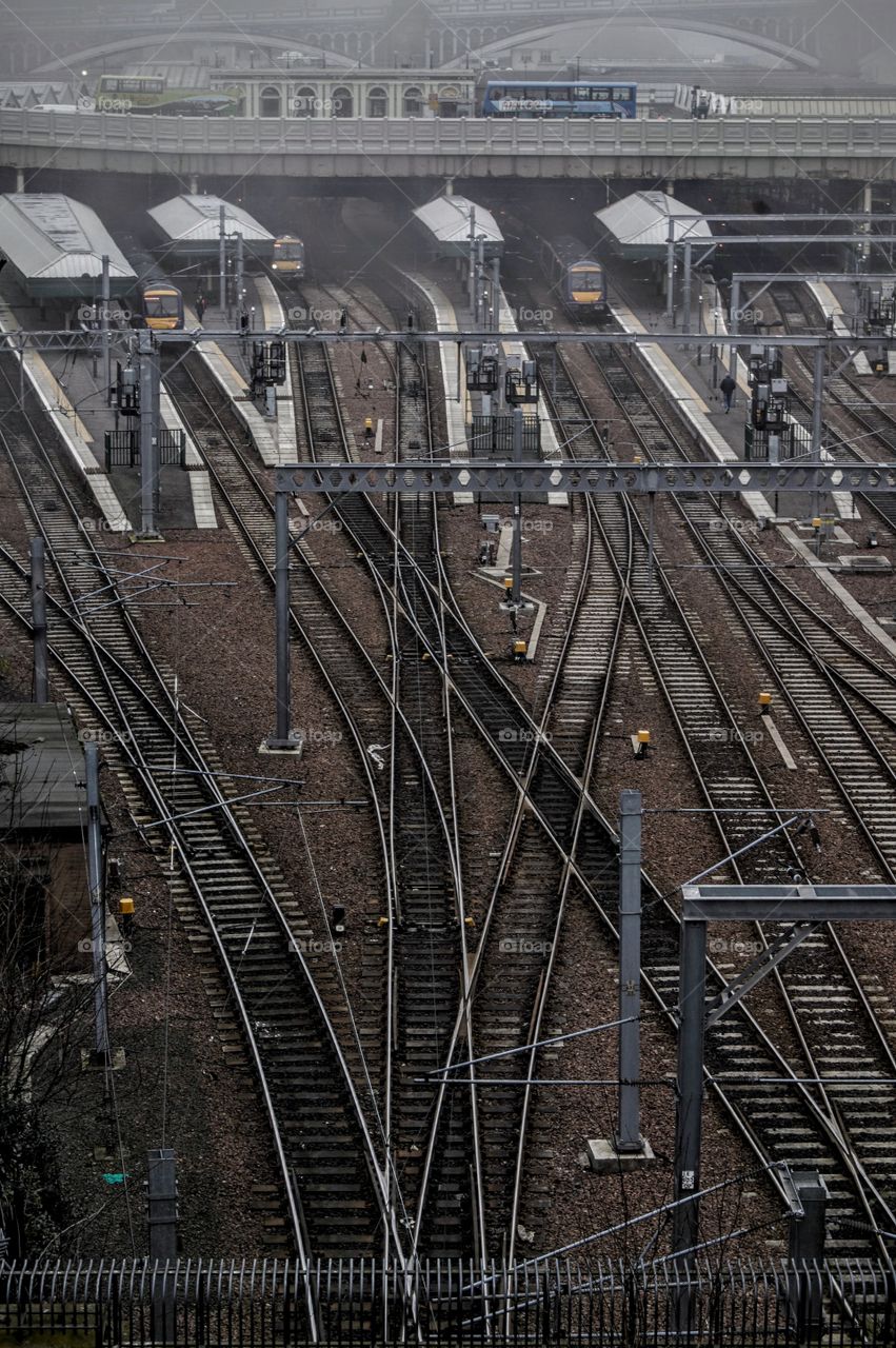 Waverley station Edinburgh 