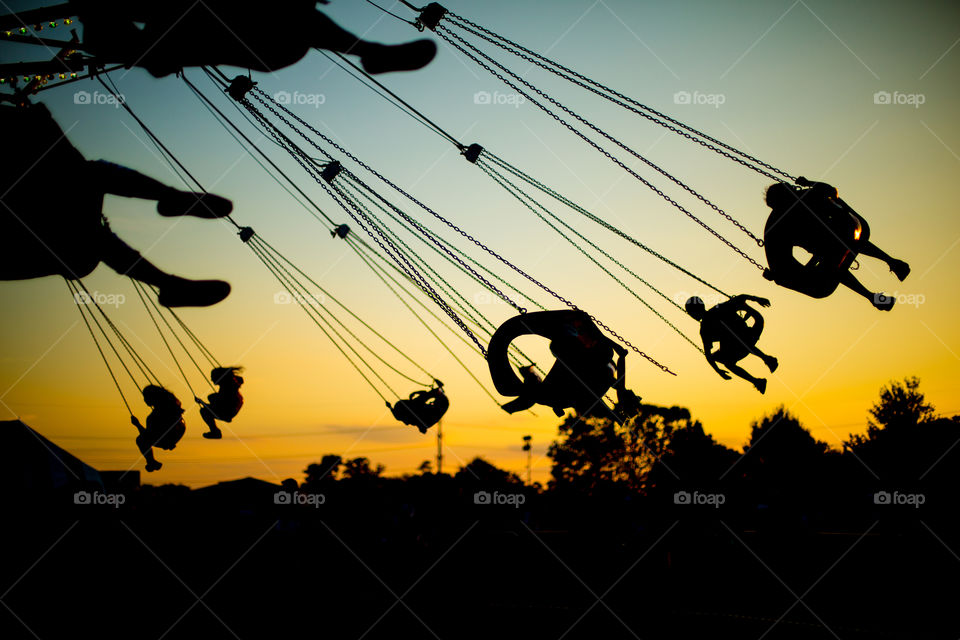 Swings at the Carnival