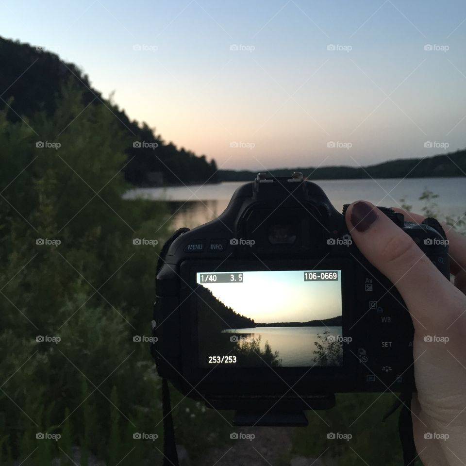 Picture in Picture. Taken at Devil's Lake state park in Wisconsin