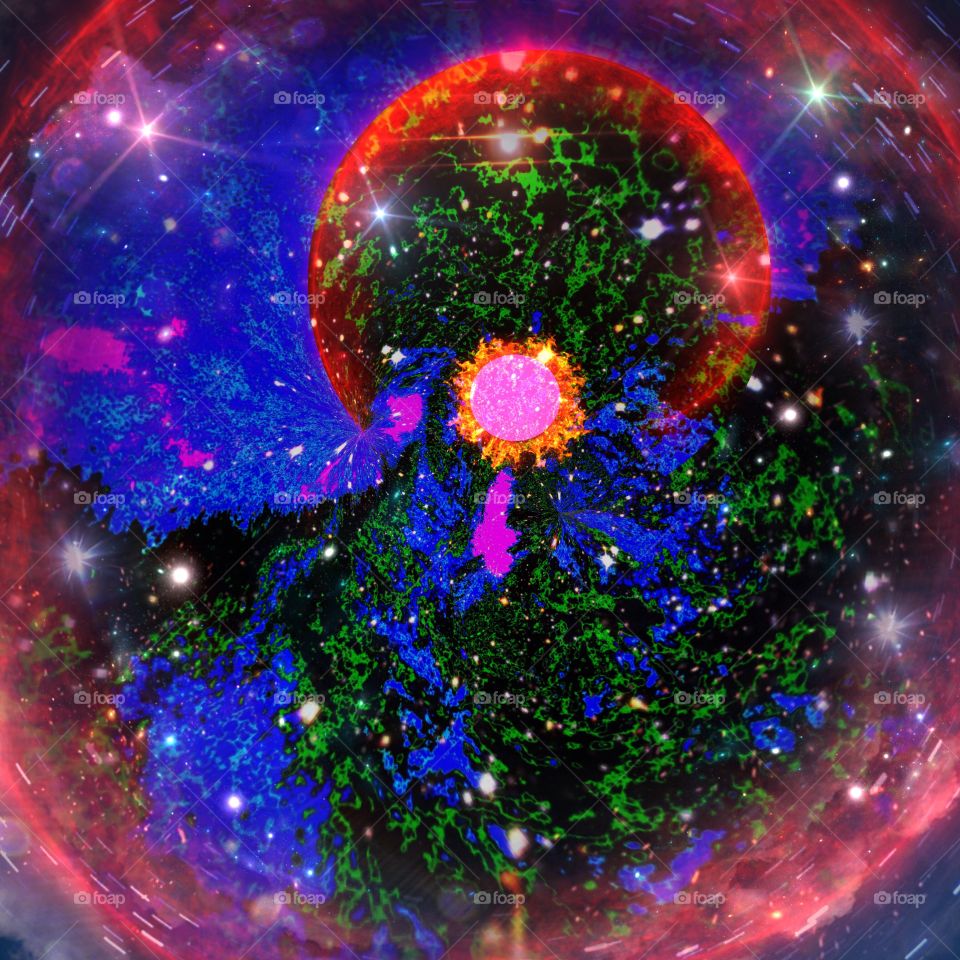 Psychedelic Galaxy 