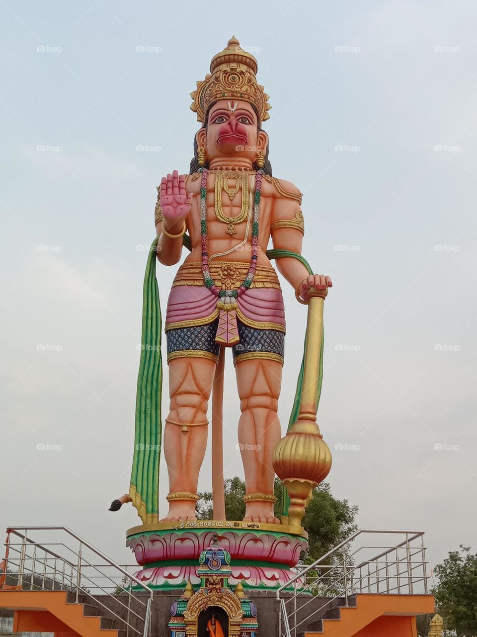temple view Hanuman temple