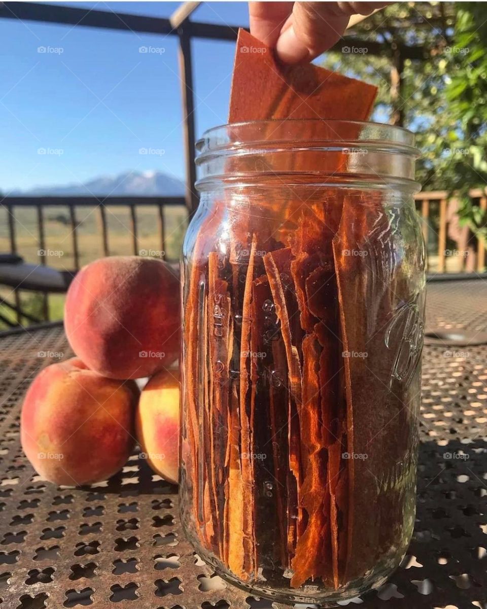 Peach Fruit Leather! 🍑